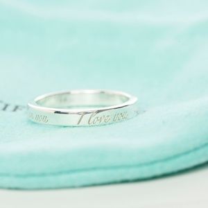 Tiffany & Co. .925  "I Love You" Ring